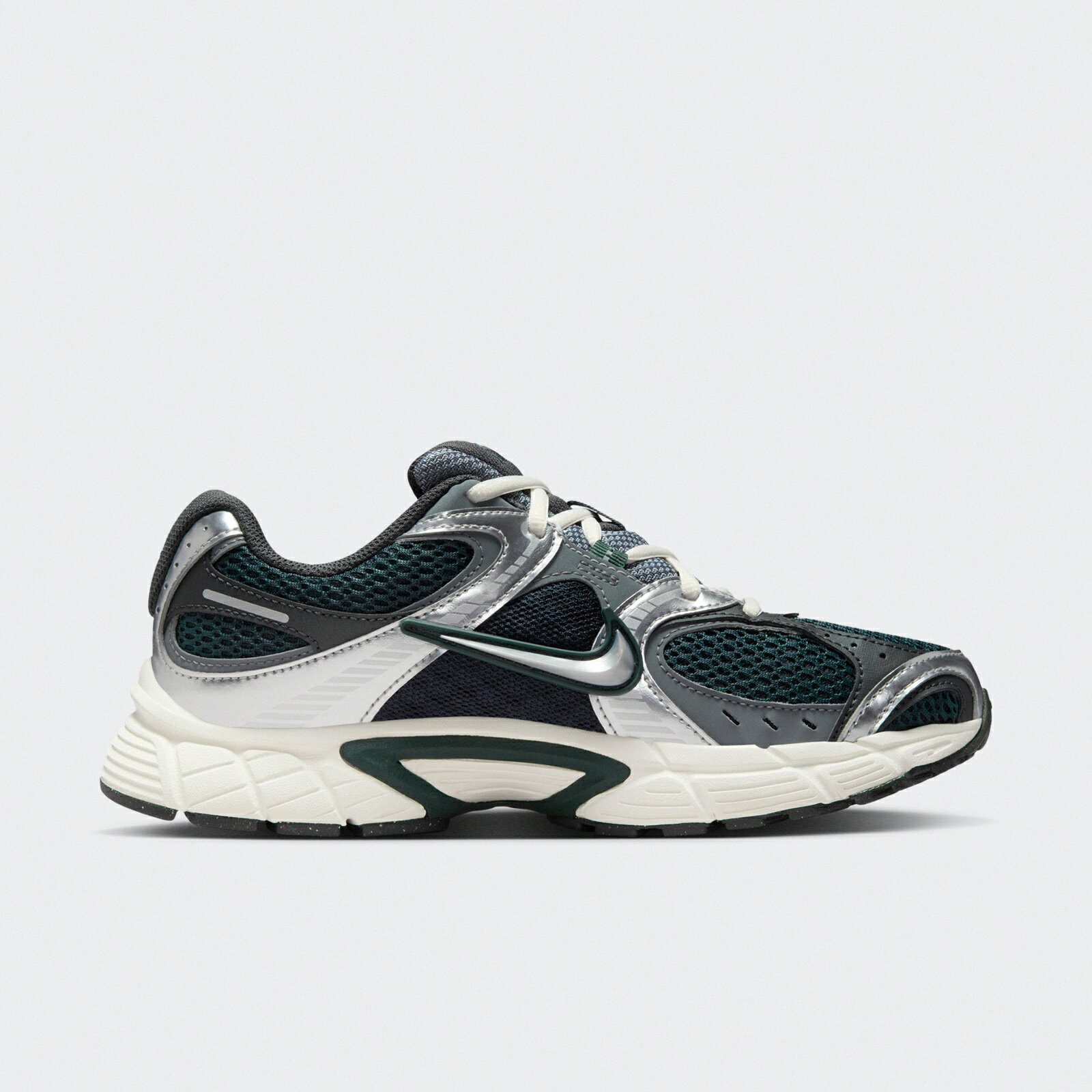 Nike 休閒鞋 Wmns V5 RNR 女鞋 綠 銀 復古 緩震 運動鞋 HQ7901-300