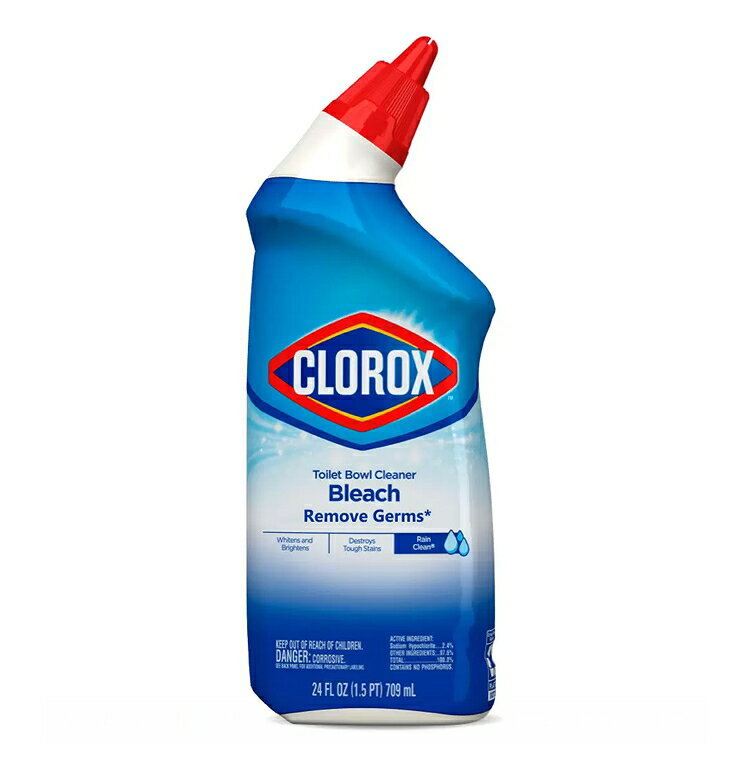 [COSCO代購4] C117067 CLOROX TOILET CLEANER 亮白馬桶清潔劑709毫升X6入