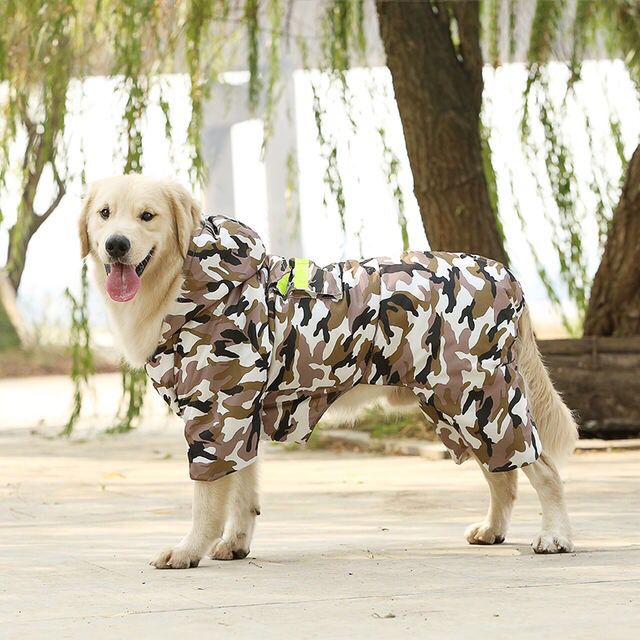 免運 可開票 狗狗衣服大型犬金毛大型狗衣服拉不拉多大狗衣服冬季四腳狗羽絨服---快速出貨
