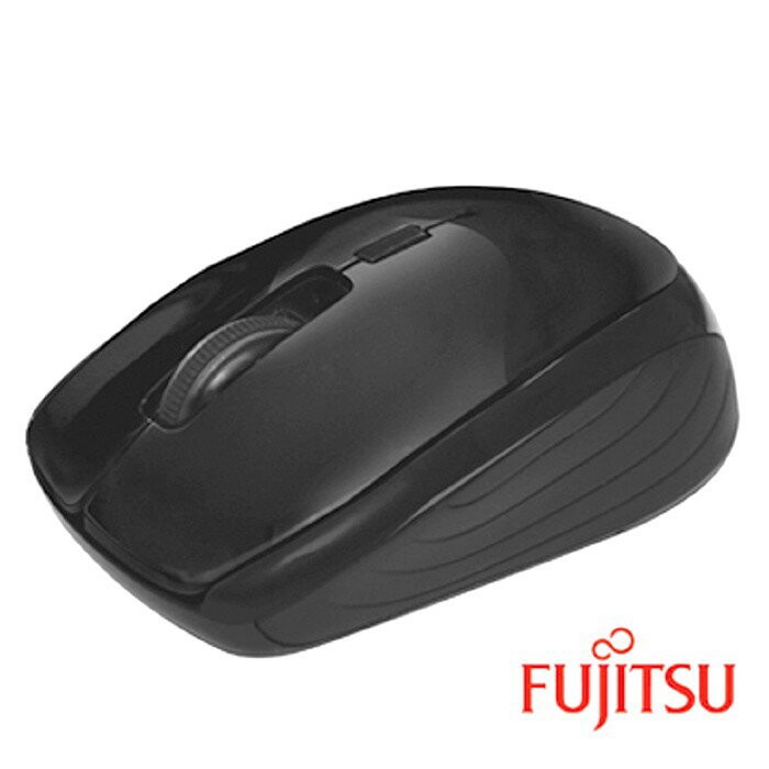 FUJITSU富士通USB無線光學滑鼠FR400(黑) 2.4G無線技術
