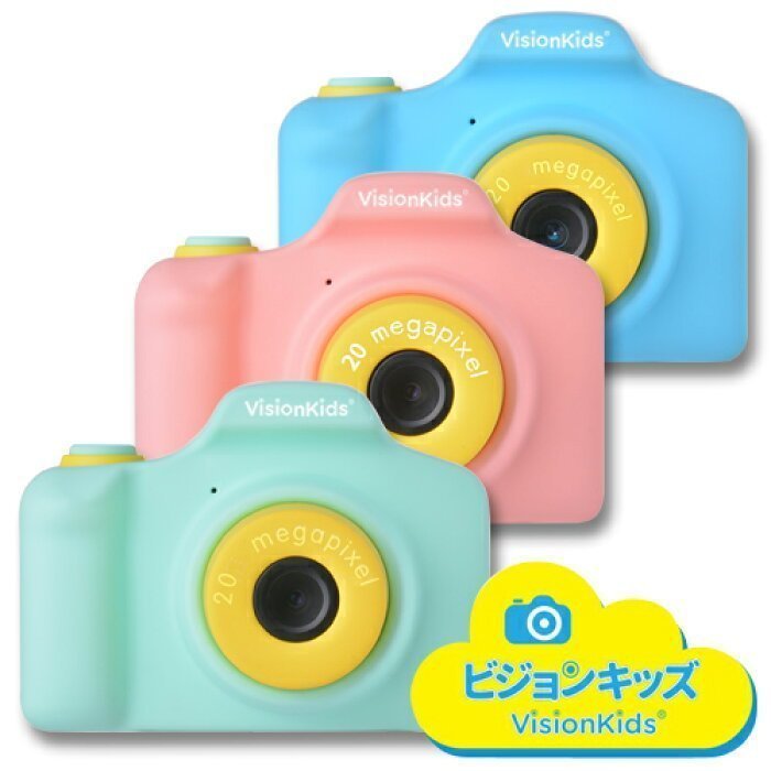 日本【VisionKids】HappiCAMU+ Plus 兒童數位相機 2000萬畫素