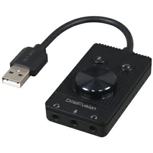 (可詢問訂購)DigiFusion伽利略 USB52B USB2.0 音效卡(雙耳機+麥克風+調音+靜音)