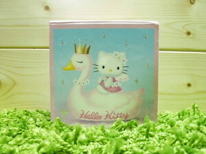 【震撼精品百貨】Hello Kitty 凱蒂貓 便條紙附整理盒-25週年-天鵝【共1款】 震撼日式精品百貨