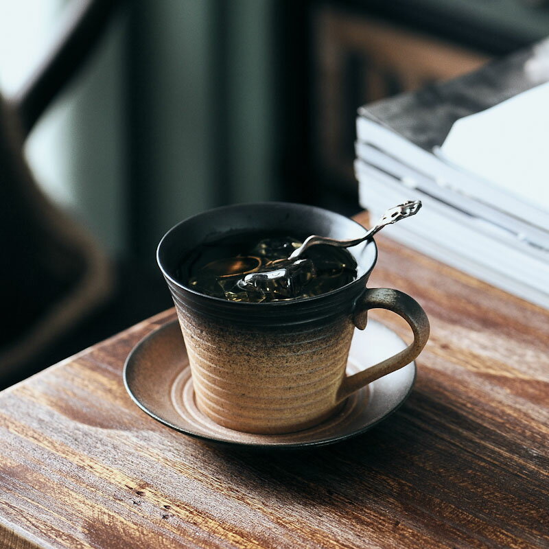 創意陶瓷咖啡杯套裝 歐式簡約馬克杯水杯牛奶杯高檔杯子1入