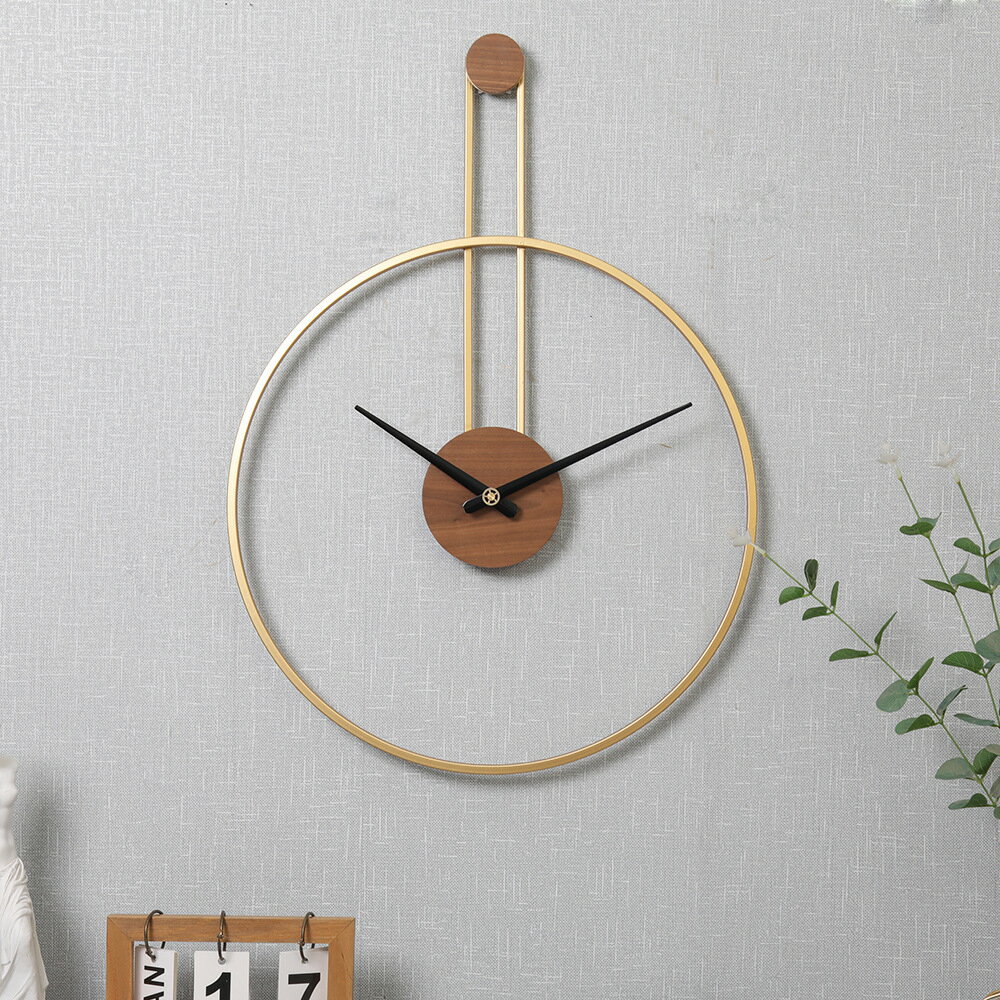 創意簡約鐵藝西班牙掛鐘個性藝術墻壁時鐘客廳家居裝飾鐘表掛表