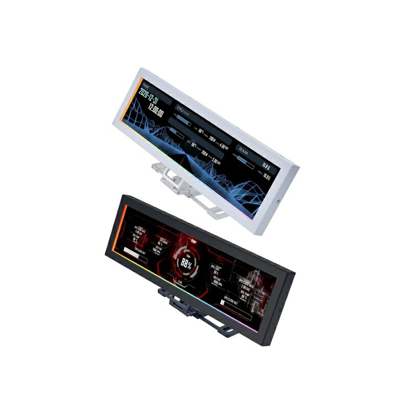 米特3C數位–LIAN LI 聯力 8.8吋萬用螢幕 黑色 SM088X/白色 SM088W