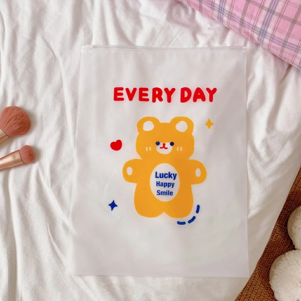 旅行收納袋 半透明 夾鏈袋 EVA拉鏈袋 磨砂 包裝袋 霧面收納袋 防水袋 拉鍊袋 防塵袋 幼稚園收納袋 6