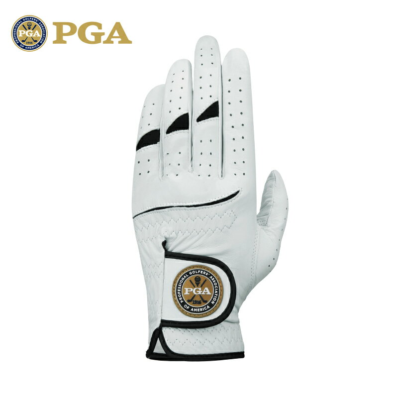 美國PGA 高爾夫手套 男士真皮手套 全羊皮 魔術貼防滑 超透氣