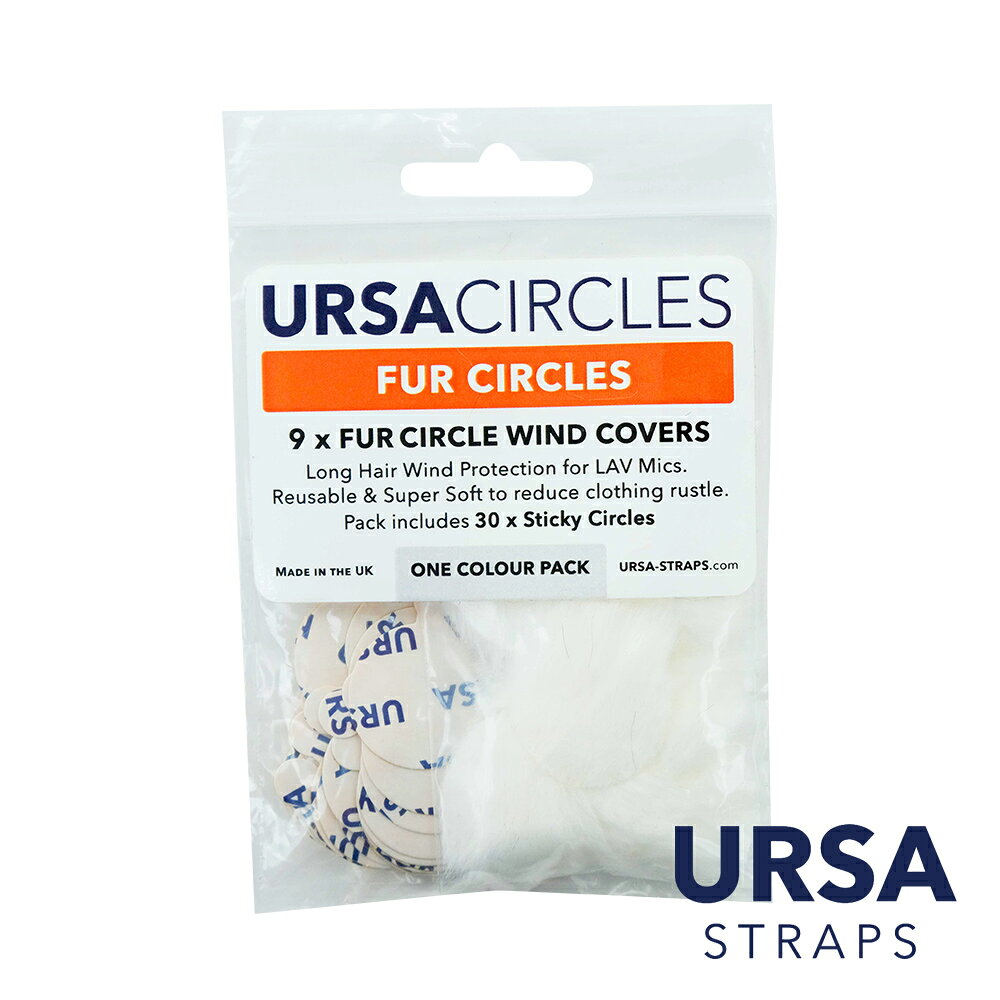 限時★.. 【URSA Strap】 U-FC-9-WHT 麥克風隱藏系統 MINI麥 隱型短毛貼 白色 公司貨【夏日限時 全館點數5倍送】