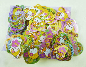 【震撼精品百貨】Hello Kitty 凱蒂貓 KITTY貼紙-小貼紙-熱帶水果 震撼日式精品百貨