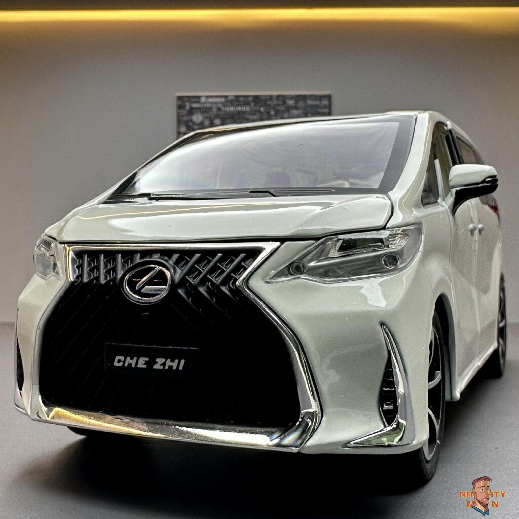 1:24雷克薩斯LEXUS模型車合金越野車模型聲光回力商務休旅車遙控車汽車擺件黑白色