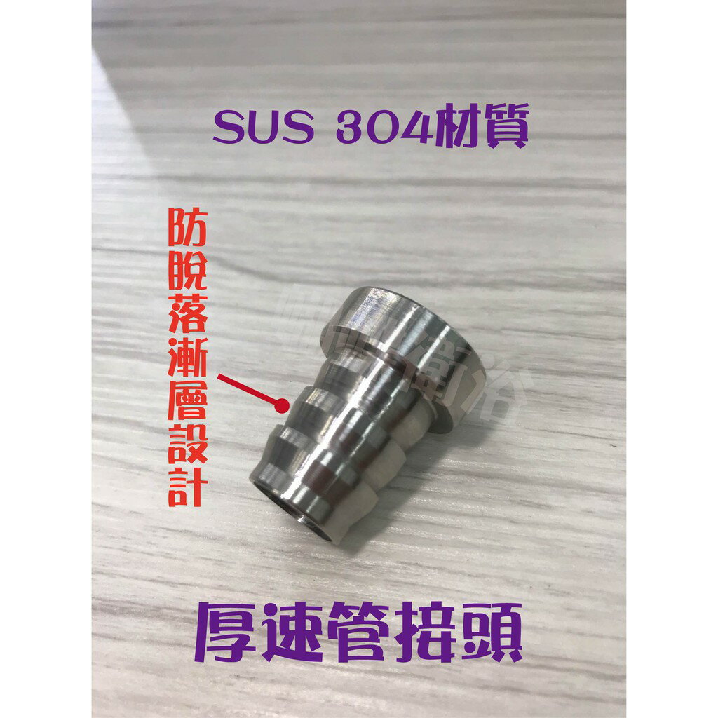 【台灣製造 304不銹鋼水管接頭】不鏽鋼水管接頭 厚速管接頭【領券滿額再折千11/30止】