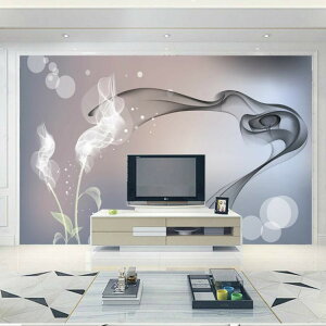 3D立體現代簡約客廳電視背景牆壁紙影視牆壁畫臥室牆紙5d無縫牆布