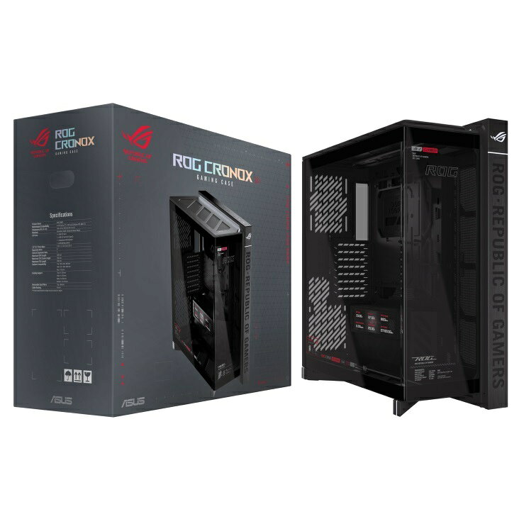 ASUS 華碩 ROG CRONOX GR801 幻世神 E-ATX景機殼/90DC00T0-B00000