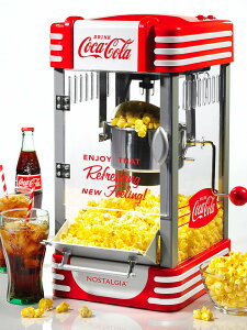 美國可口可樂復古紅色家用/商用爆米花機 商業展陳裝飾 coca-cola