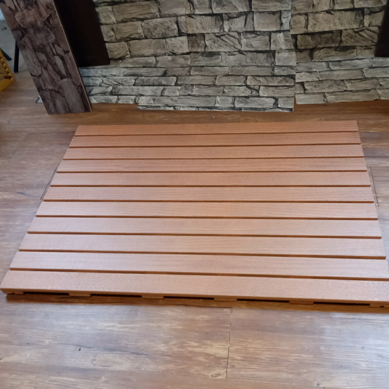 防水防滑浴室踏板A材(90x65x2.4cm)/浴室地板/陽台地板/ 戶外地板/防滑踏