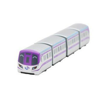 桃園機場捷運列車 直達車 鐵支路4節迴力小列車 迴力車 火車玩具 壓克力盒裝 QV058T1 TR臺灣鐵道