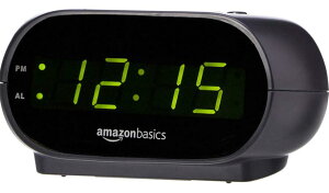 [2美國直購] 小型數字鬧鐘 Amazon Basics Small Digital Alarm Clock with Nightlight and Battery Backup, LED Display