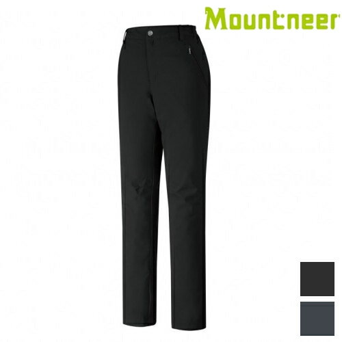 Mountneer 山林 女款 彈性防風小直筒褲 M12S18