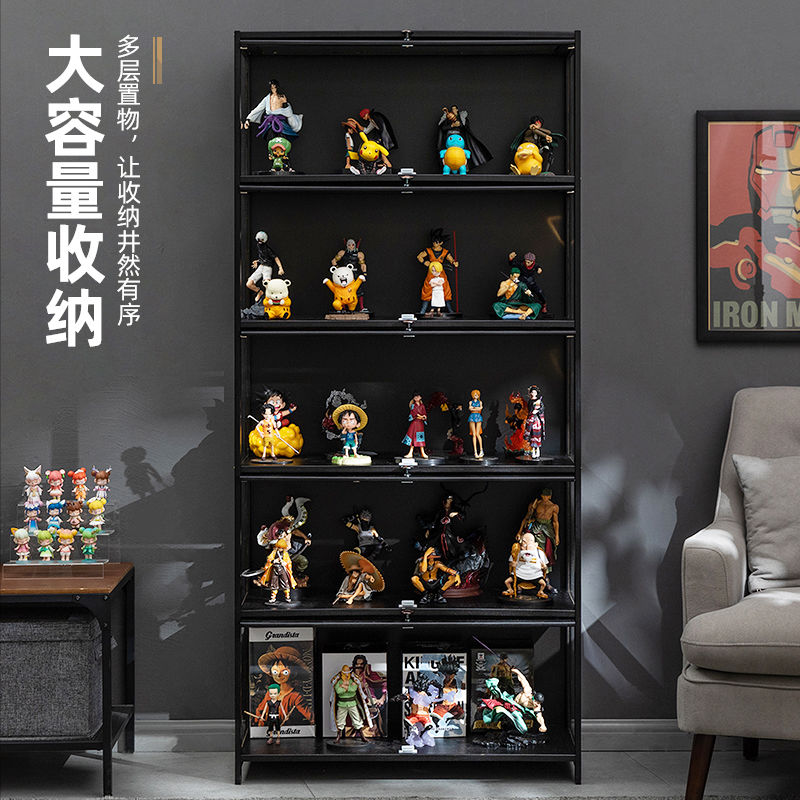 展示櫃 收納櫃 手辦展示櫃樂高亞克力展示架非玻璃產品陳列櫃子貨架模型玩具煙櫃 可開發票