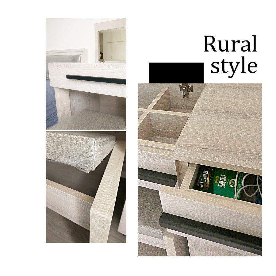 工業風2.7尺掀鏡台化妝桌梳妝桌掀鏡梳妝台【163A11603】Leader傢居館163-D607+D608椅 7