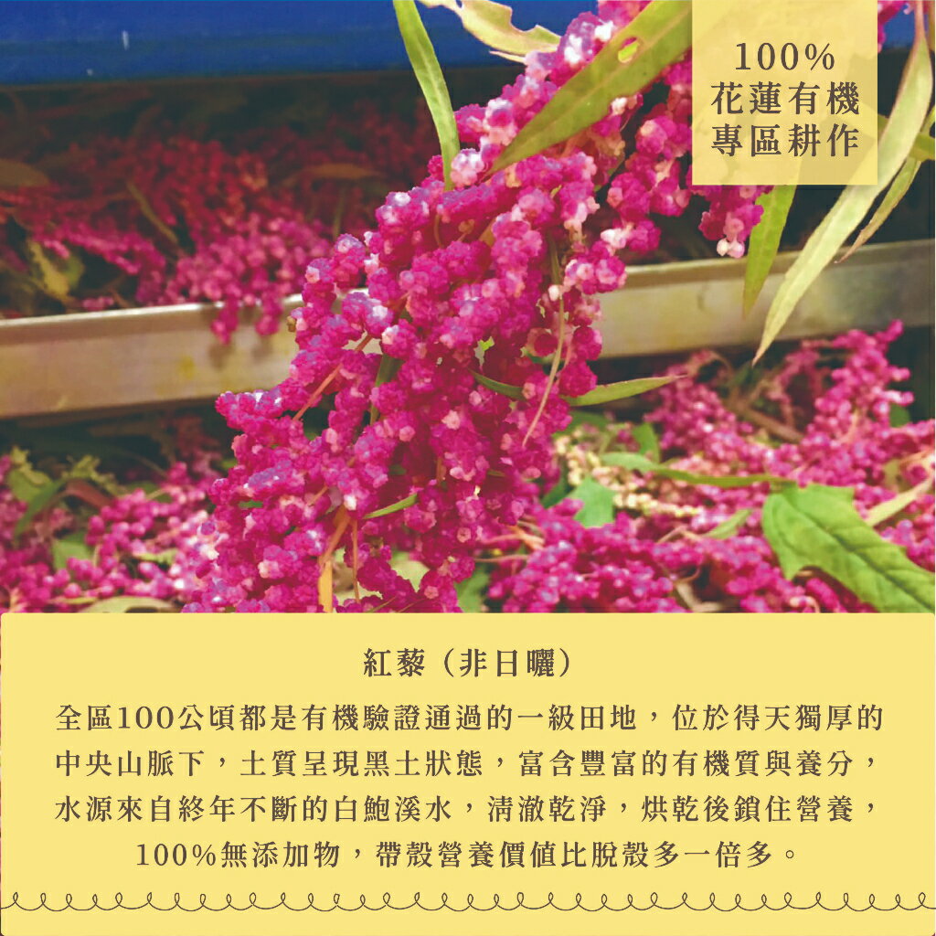 有機紅藜⎪淺草堂直營店⎪純天然無添加⎪煮飯專用 4