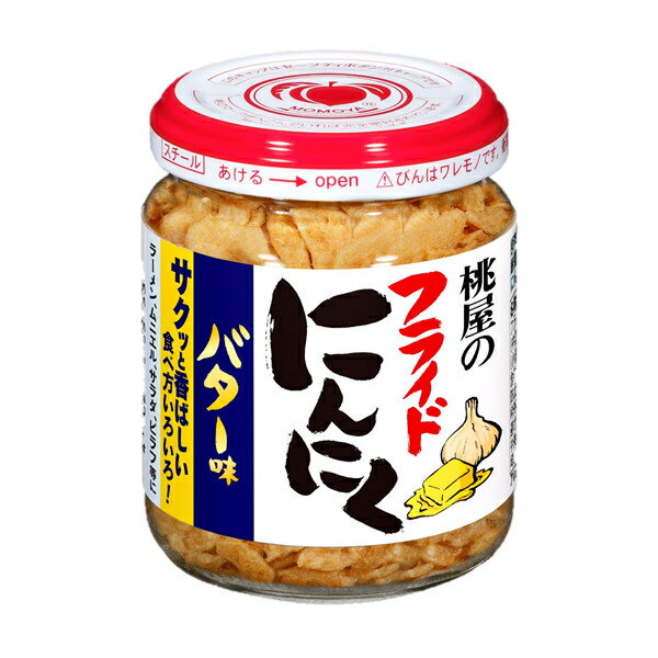 【江戶物語】桃屋 炸蒜片 奶油味 40g 玻璃罐裝 蒜頭 奶油 蒜片 配飯 炸蒜頭 日本必買 日本原裝