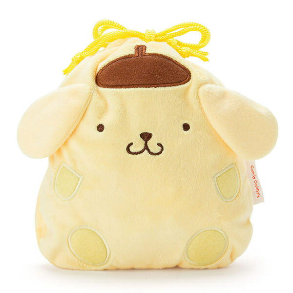 【震撼精品百貨】Pom Pom Purin 布丁狗 布丁狗可愛玩偶造型縮口袋 震撼日式精品百貨