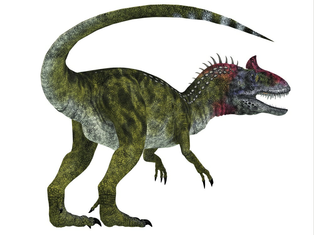 dinosaur with white head