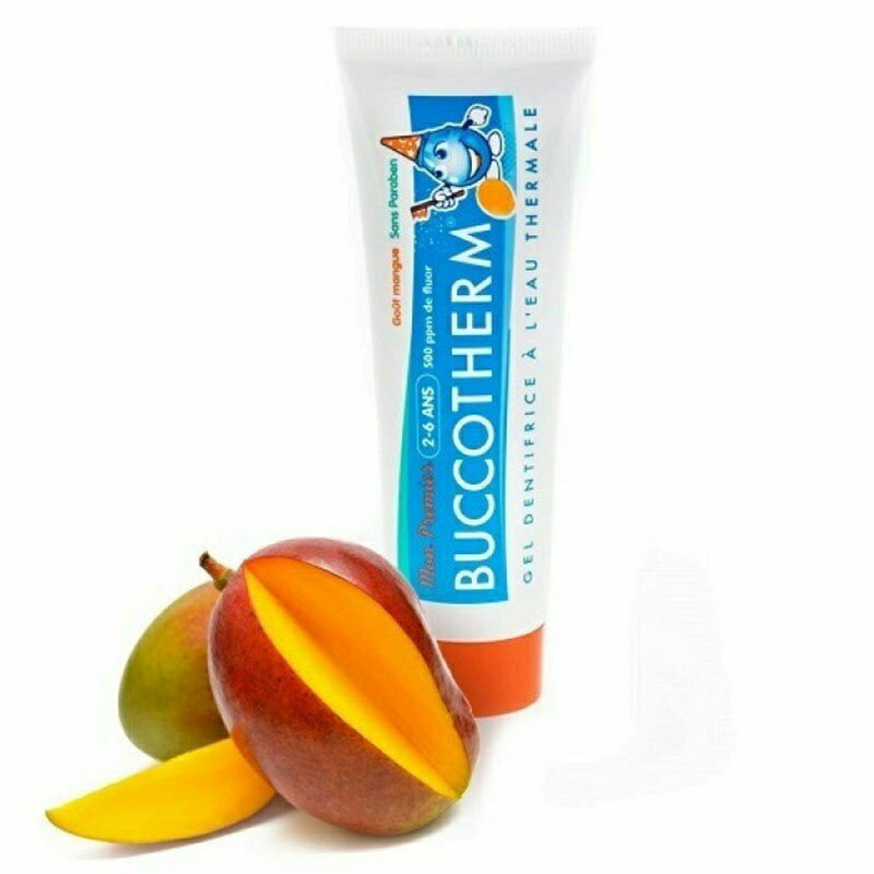 健口泉 成長兒童潔淨牙膏 2~6歲適用50ml-芒果口味