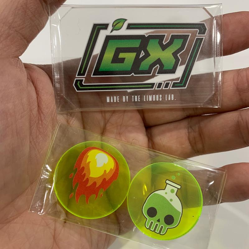 草系 壓克力GX板 加燒傷中毒指示物組 PTCG 寶可夢卡片遊戲專用 The Limbus Lab 高雄龐奇桌遊 正版桌遊專賣 桌上遊戲商品 4