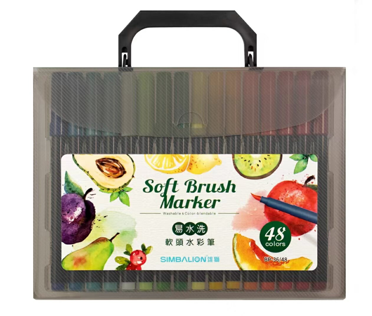 雄獅 BP-36/48 軟頭水彩筆 (48色)【APP滿額下單10%點數(單一帳號最高5000點)】1/31止