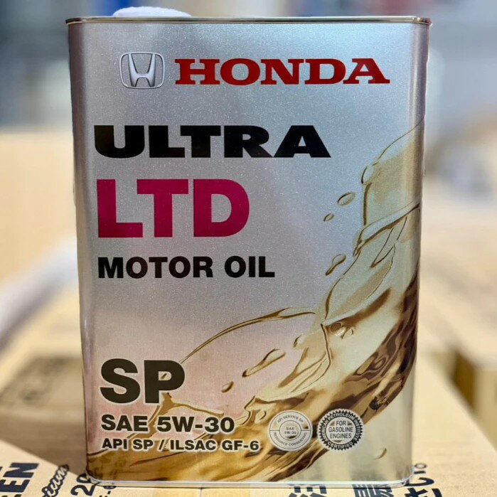 『油工廠』HONDA 日本原裝 合成機油 LTD 5W30 鐵桶 4L 日本 原廠 性能 節能 SP GF-6
