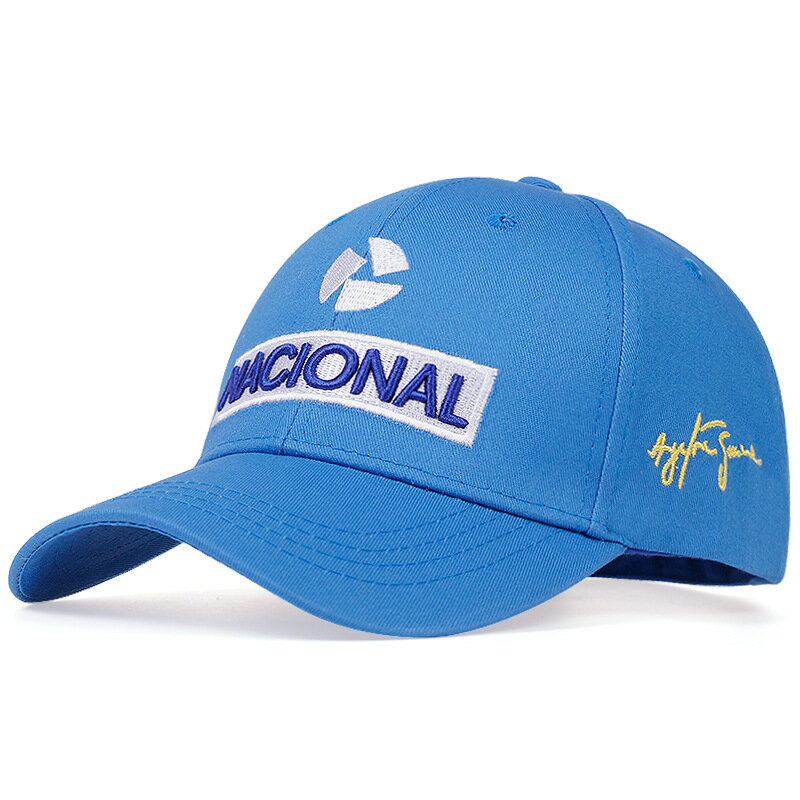 Ayrton Senna Racer Baseball Cap 塞納賽車刺繡棒球帽男女鴨舌帽