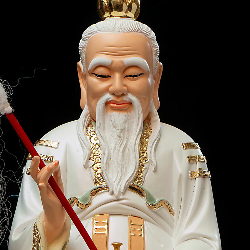 道教幻彩三清樹脂像佛像太上老君元始靈寶天尊居家工藝品桌面擺件| 協貿