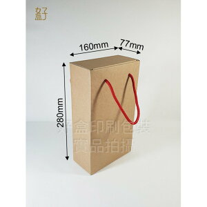 瓦楞紙盒/16x7.7x28公分/禮盒/酒盒/500ml/提盒/型號D-15082/◤ 好盒 ◢
