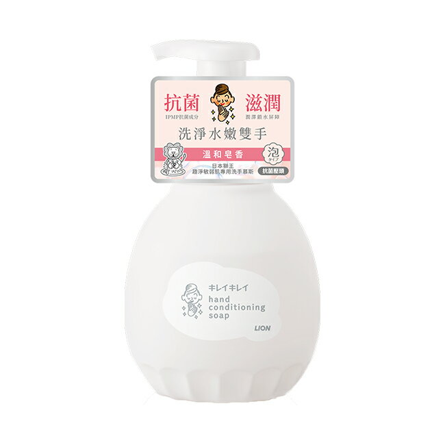 日本獅王趣淨敏弱肌專用洗手慕斯450ml