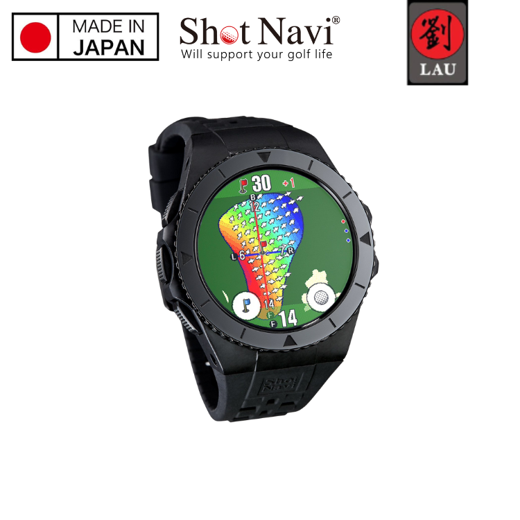 【日本製專業高爾夫GPS定位手錶】Shot Navi  Exceeds 高爾夫GPS定位手錶(黑) 2