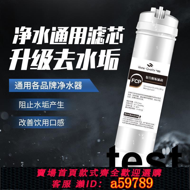 【臺灣公司 可打統編】淨水器濾芯去水垢過濾器樹脂軟化阻垢清除水鹼自來水除垢10寸FCP