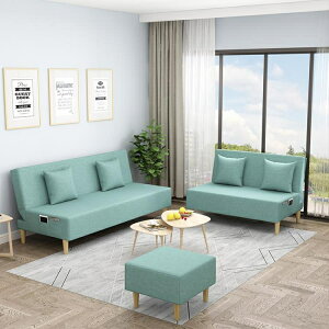 折疊沙發床兩用小戶型客廳雙人網紅款多功能單人坐睡簡易布藝沙發【年終特惠】