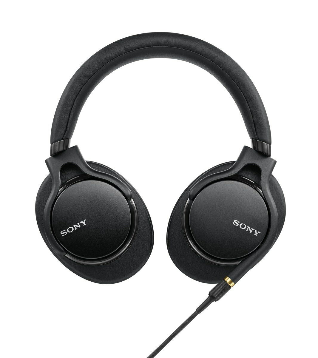 送皮質收納袋】SONY MDR-1AM2 黑色高音質輕巧耳罩式耳機4.4mm平衡傳輸