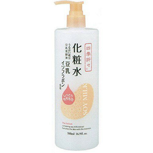 日本 熊野油脂 四季應時 豆乳 保濕 化妝水 500ml #106