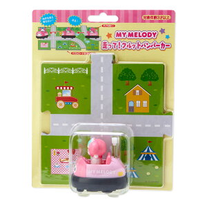真愛日本 美樂蒂 美樂蒂發條車 造型發條碰碰車玩具 碰碰車 玩具車 兒童玩具 HD47