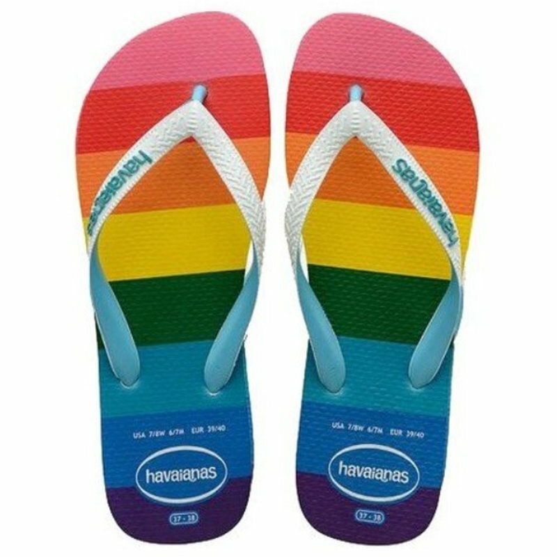 havaianas 哈瓦士 巴西人字拖 男款 Top pride allover 彩虹 涼鞋 拖鞋 海灘鞋＊夏日微風＊｜領券9折｜換季推薦⚡海邊玩水 夏天｜APP下單最高再賺22%點數