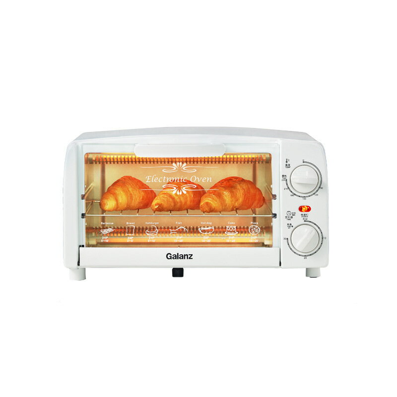 格蘭仕電烤箱10升迷你型家用多功能自有定時上下烤管電烤爐GT10B【Snowbelle優選】