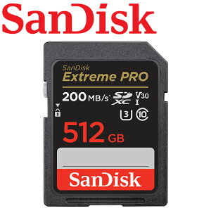 【公司貨】SanDisk 512GB Extreme Pro SD SDXC U3 V30 記憶卡