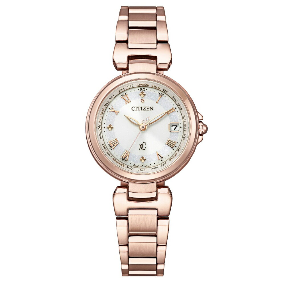CITIZEN星辰 EC1037-69A 亞洲限定款 光動能電波對時萬年曆腕錶 27.8mm｜樂天全館特惠中★指定刷卡回饋10%