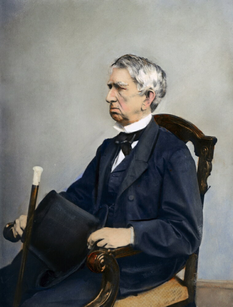 Posterazzi: William Seward (1801-1872) Namerican Statesman Oil Over A ...