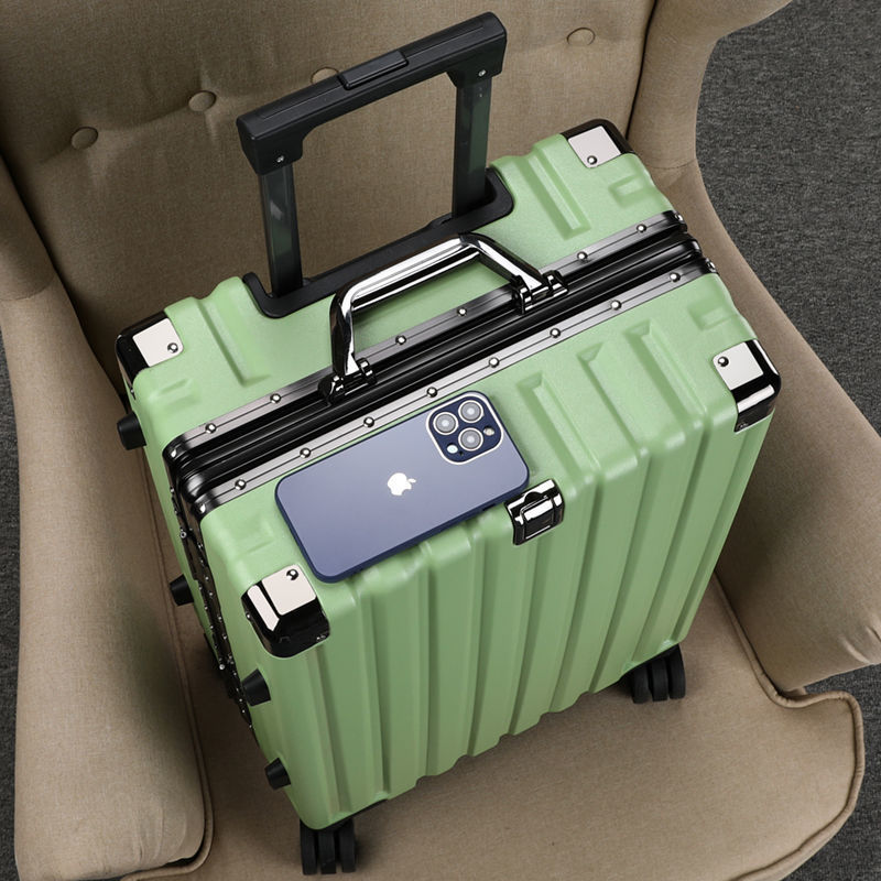 優樂悅~鋁框行李箱女大容量密碼箱男拉桿箱登機箱旅行箱結實耐用
