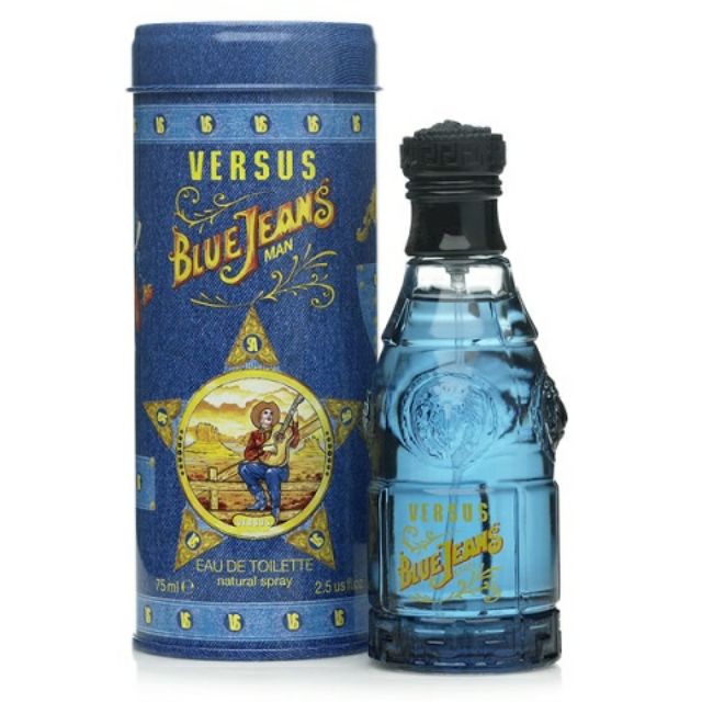 VERSACE Blue Jeans 藍可樂男性淡香水 75ml / TESTER 環保盒｜期間限定◆秋冬迷人香氛